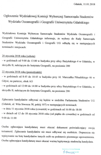 ogłoszenie