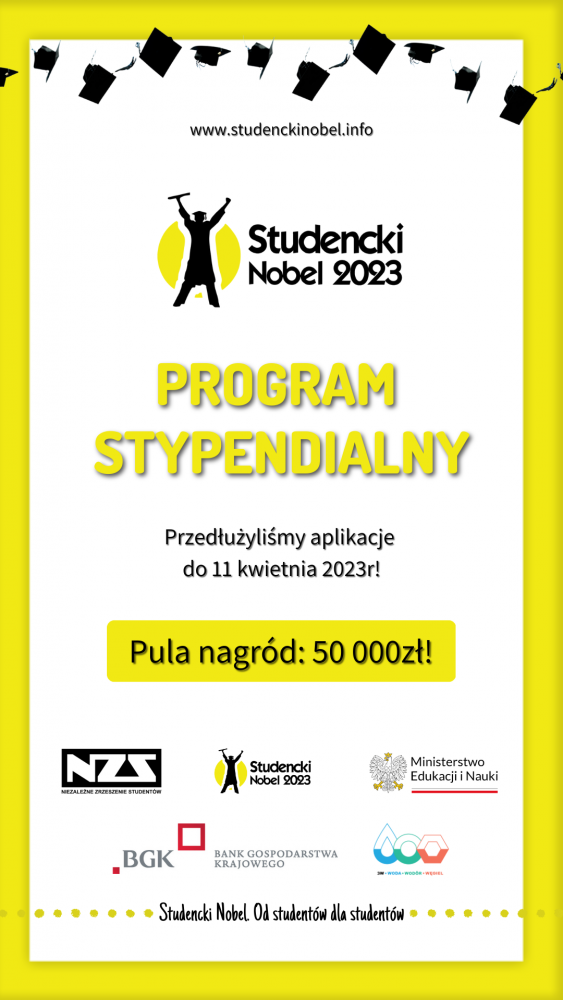 plakat studencki Nobel