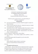 Program konferencji UG dla MEW