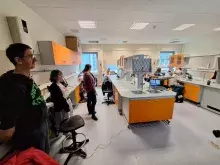 Dzieci w laboratorium