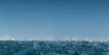  Fin whale feeding aggregation at a distance.