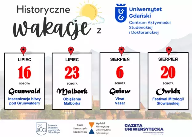 Historyczne wakacje z CASiD