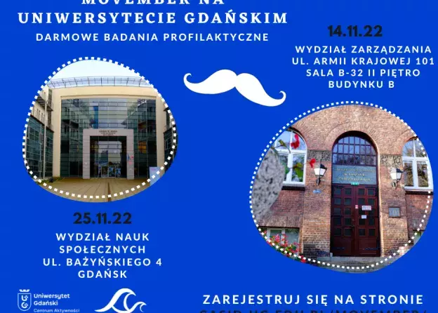 Darmowe badania profilaktyczne na Uniwersytecie Gdańskim