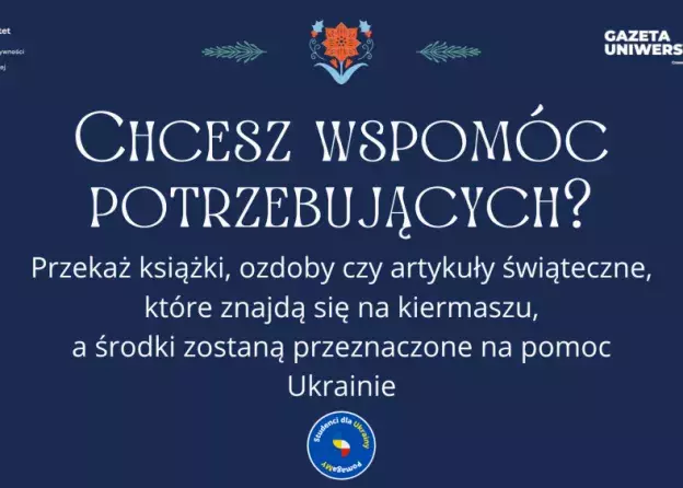 Zbiórka książek, ozdób świątecznych i rękodzieła