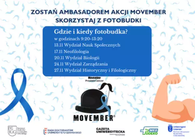 AKCJA MOVEMBER NA Uniwersytet Gdański