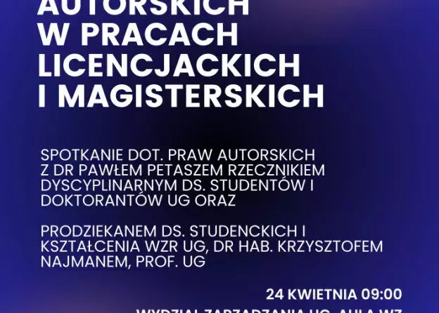 II Edycja Kampanii o Prawach Autorskich organizowanej przez Centrum Aktywności Studenckiej i…