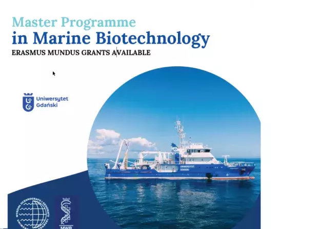 Rekrutacja 2024 - Marine Biotechnology - Coursefull-time Master's
