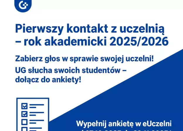 Pierwszy kontakt z uczelnią - rok akademicki 2025/2026