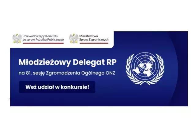 Młodzieżowy Delegat RP na 81. sesję Zgromadzenia Ogólnego Narodów Zjednoczonych