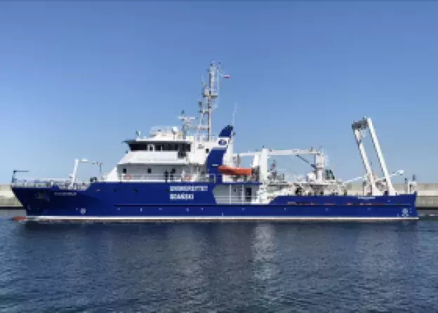 Pierwszy zagraniczny rejs r/v Oceanograf