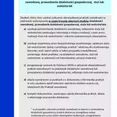 Instrukcje postępowania